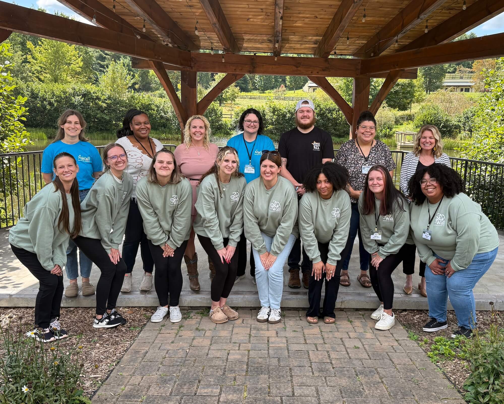 Group photo of the wall therapeutic solutions team.